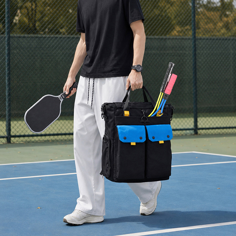 Badminton Bag - Wasserdichte Badminton-Tennis-Schlägertasche mit Schuhfach Pickleball-Paddel-Rucksack für