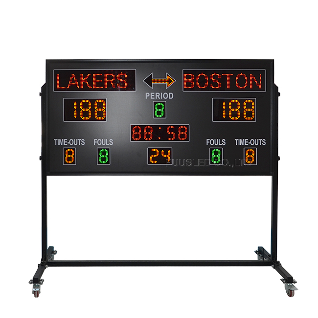 Scoreboard Digital - Basketball-Anzeigetafel, digitale Beschilderung, tragbar, wasserdicht, Basketball