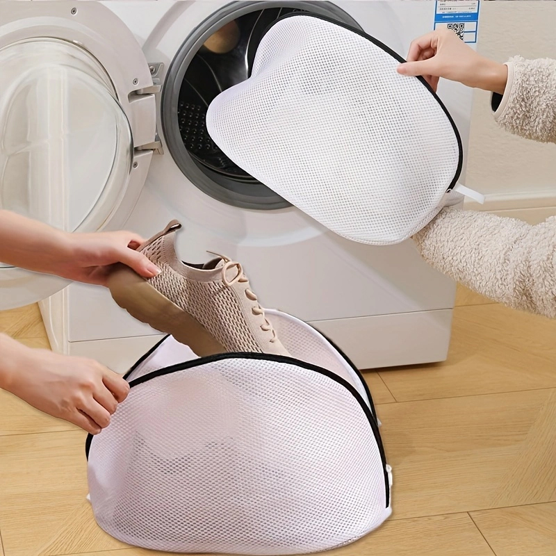 Badminton Bag - Schuhwaschmaschinentaschen, Netz-Wäschebeutel für Schuhe, Turnschuhe, Turnschuhe,