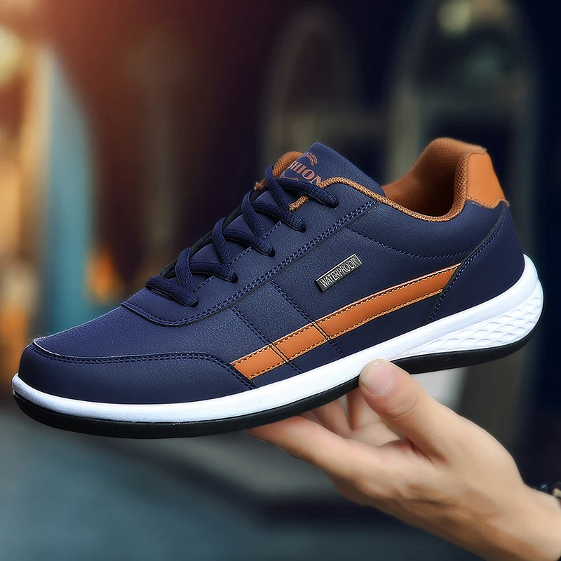 Leder PU Herrenschuhe Sneaker  – Badminton Shoes Men Bewertung und Preis