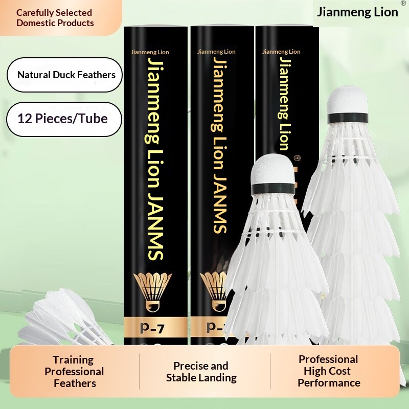 Lion Badminton Federbälle aus  – Feather Shuttlecock Bewertung und Preis